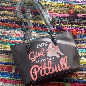 Super cute pit bull purse